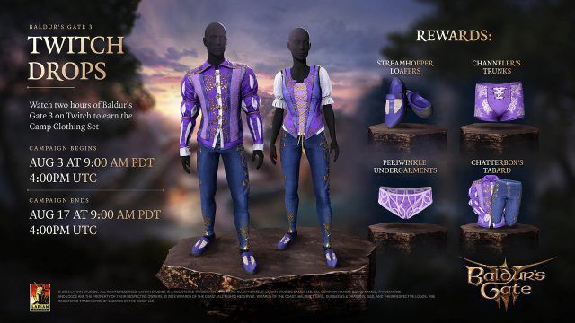 Baldur&rsquo;s Gate 3 Mind Flayer Powers, PC Launch Times, Twitch Drops &amp; More Revealed