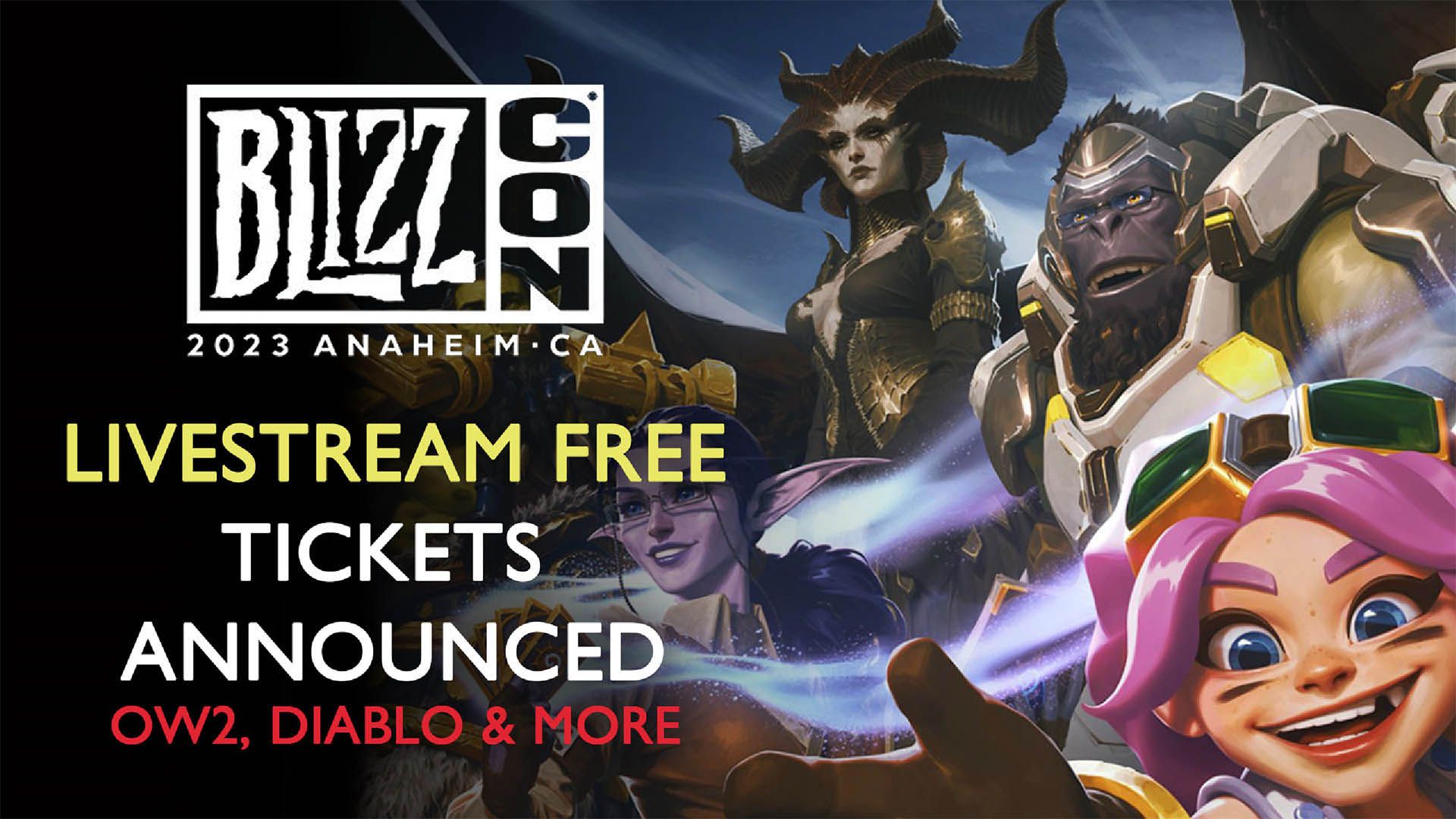 BlizzCon 2023 Will Be Livestreamed For Free