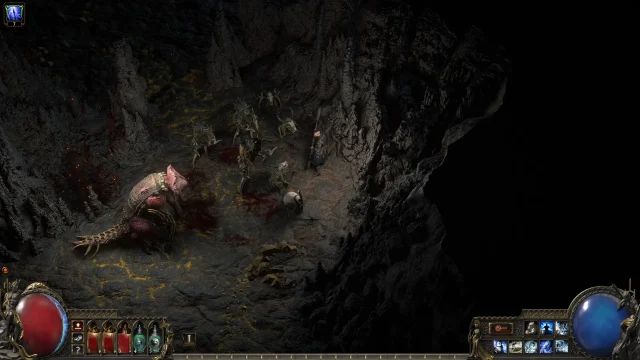 Path of Exile 2 Monk gameplay