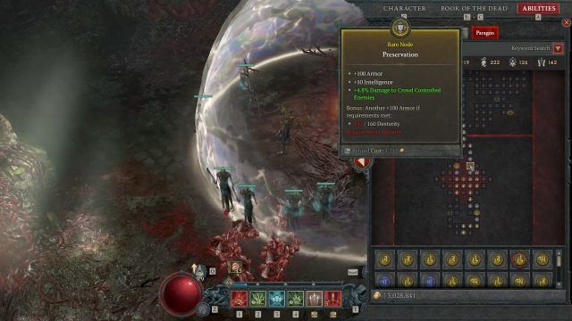 Preservation Rare Node for the Blood Lancer