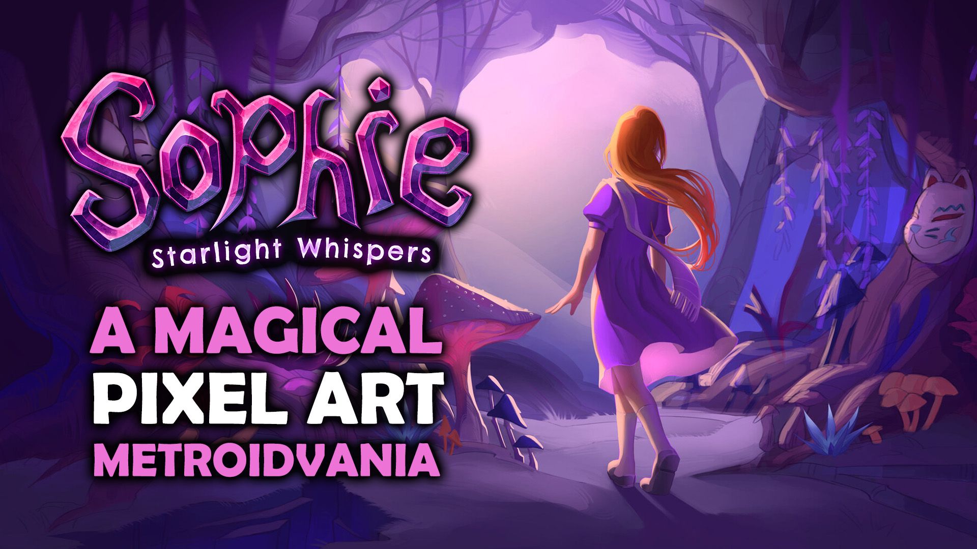 Sophie Starlight Whispers - A Magical Pixel Art Metroidvania