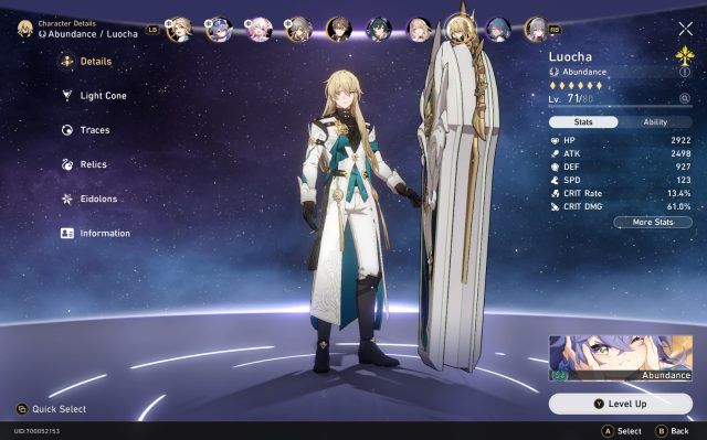 Honkai: Star Rail Luocha Build Guide