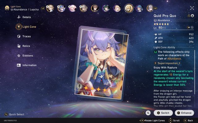 Honkai: Star Rail Luocha Build Guide