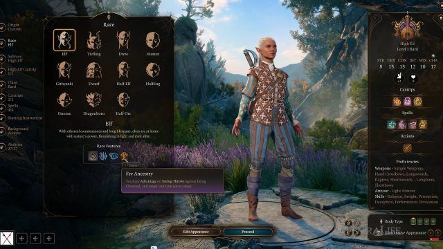 Baldur&rsquo;s Gate 3 Bard Class Guide Fey Ancestry