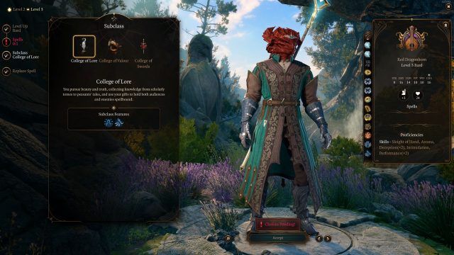 Baldur&rsquo;s Gate 3 Bard Class Guide College of Lore