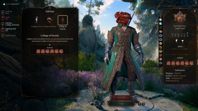 Baldur&rsquo;s Gate 3 Bard Class Guide College of Swords