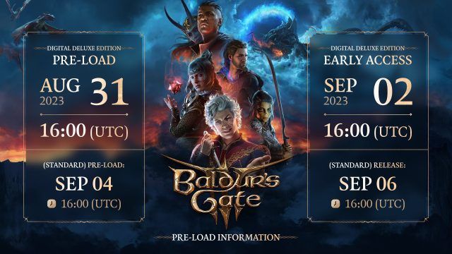 Baldur&rsquo;s Gate 3 Playstation 5 Preloads Begin August 31st