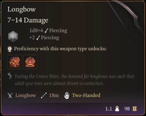 Proficiency will unlock certain Weapon Actions in Baldur&rsquo;s Gate 3