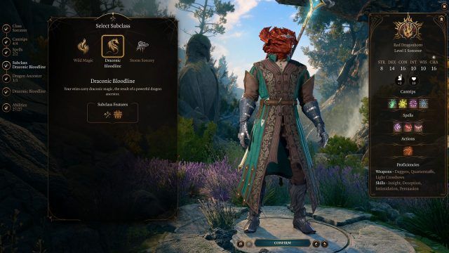 Baldur&rsquo;s Gate 3 Sorcerer Class Guide Draconic Bloodline
