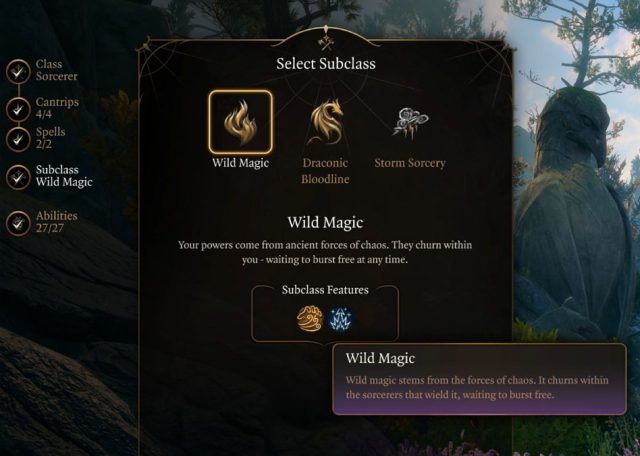 Baldur&rsquo;s Gate 3 Sorcerer Class Guide Wild Magic