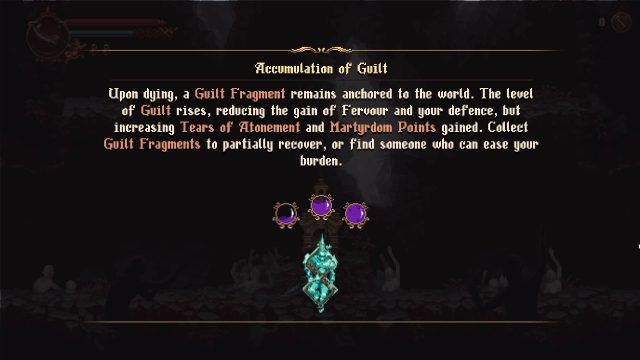 Guilt can be absolved with money in Blasphemous 2