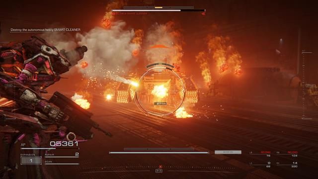 Controls and combat are engaging for the fast-paced action for Armored Core 6
