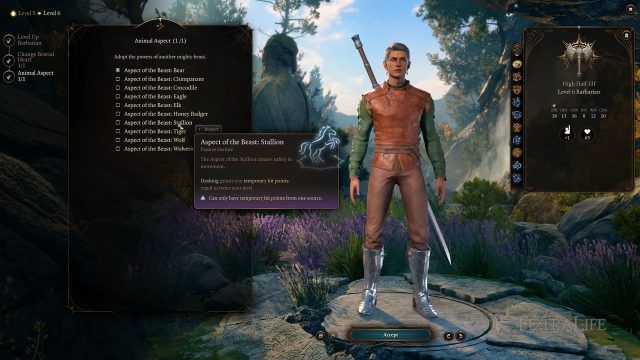 Baldur&rsquo;s Gate 3 - Aspect of the Stallion