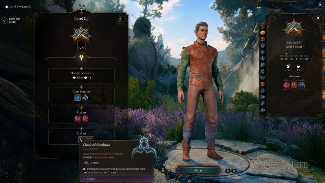Baldur&rsquo;s Gate 3 - Cloak of Shadows