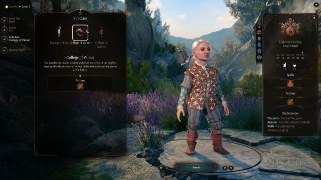 Baldur&rsquo;s Gate 3 - College of Valor