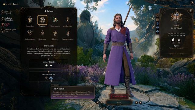 Baldur&rsquo;s Gate 3 - Evocation