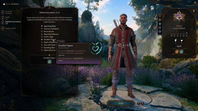 Baldur&rsquo;s Gate 3 - Fiendish Vigor Feat