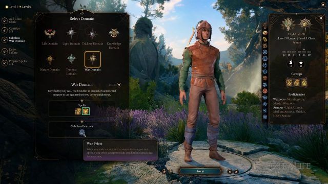 Baldur&rsquo;s Gate 3 - Invest in War Domain