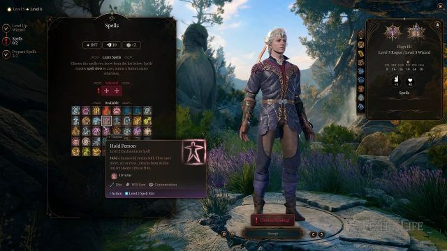 Baldur&rsquo;s Gate 3 - Level 3 Wizard