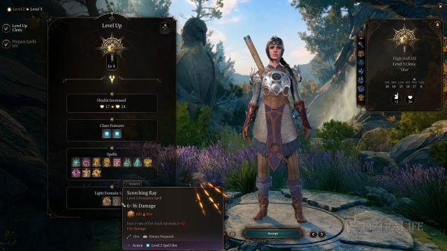 Baldur&rsquo;s Gate 3 - Scorching Ray Cleric