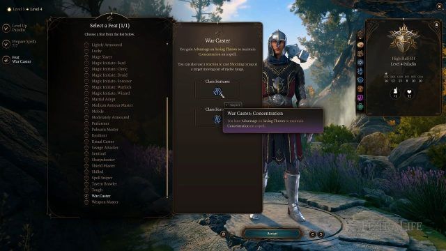 Baldur&rsquo;s Gate 3 - War Caster