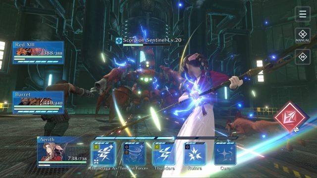 Final Fantasy 7: Ever Crisis battle screenshot