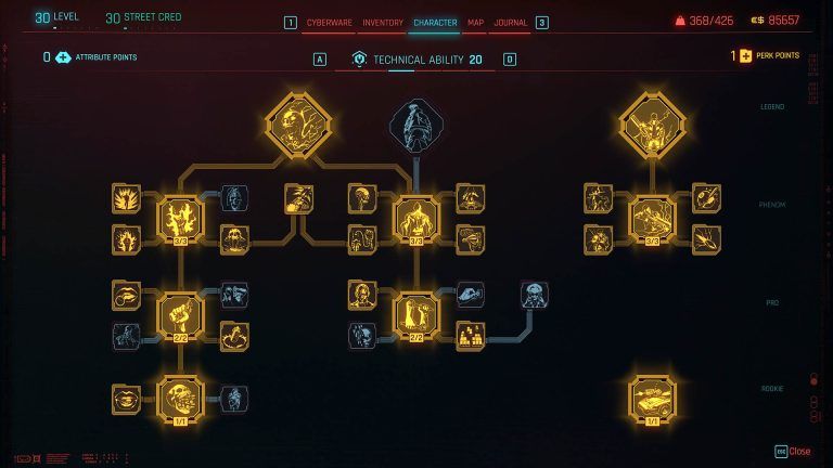 Cyberpunk 2077 Technical Ability Update 2.0