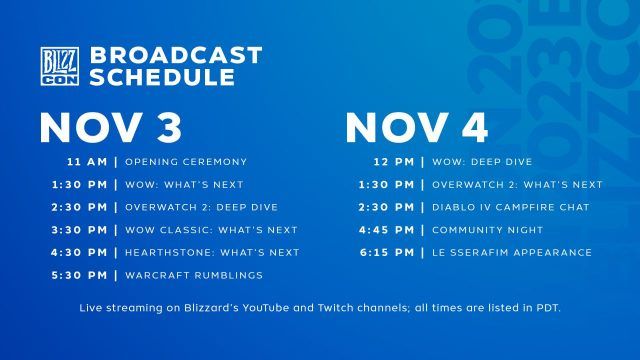 Broadcast Schedule