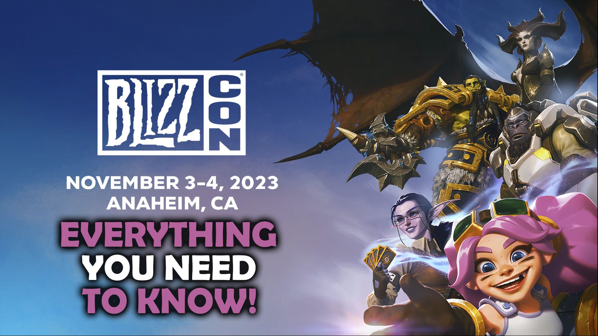 BlizzCon 2023 - Everything You Need to Know