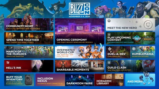 BlizzCon 2023 - Roadmap and Activities