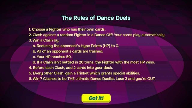 Dancing Duelists - Rules of the Duels
