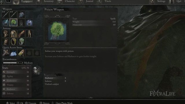 Lords of the Fallen Agility Build   Frostbite, Poison, Bleed Status Effect Build Guide