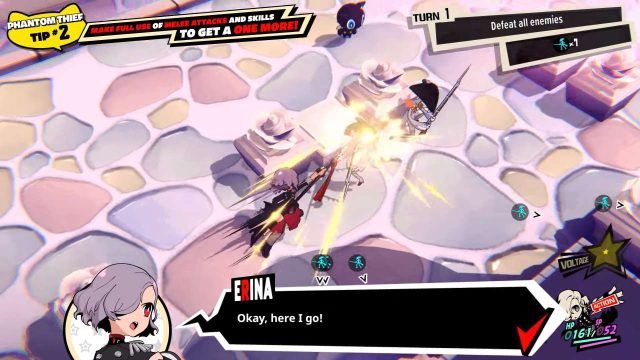 Persona 5 Tactica - Melee to Reposition