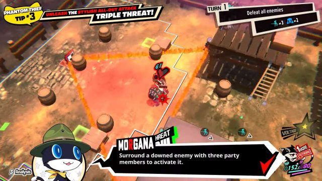 Persona 5 Tactica - Setting Up a Triple Threat