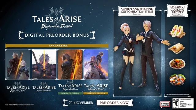 Tales of Arise Beyond the Dawn Digital Pre-order
