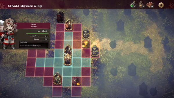 C.A.R.D.S. RPG: The Misty Battlefield - Grid battles