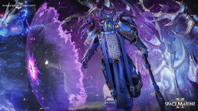 Space Marine 2 - Exalted Sorcerer Enemy