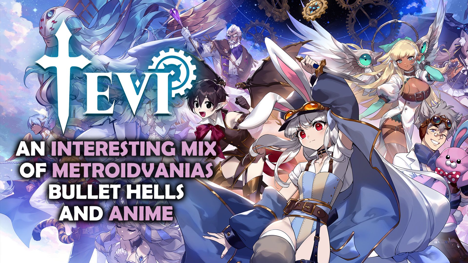 Tevi is an Interesting Mix of Metroidvanias Bullet Hells and Anime