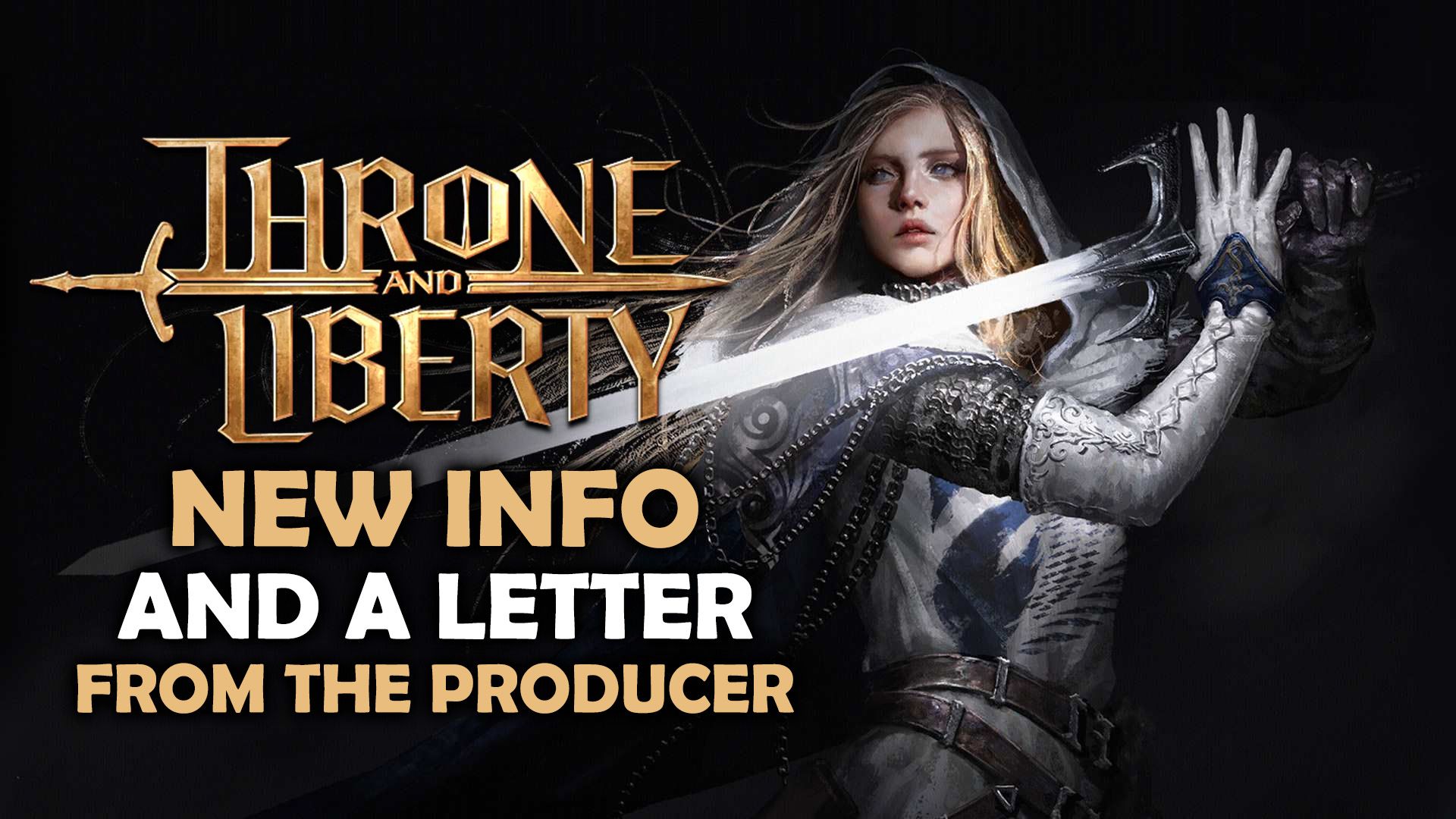 Throne and Liberty - New Info and a Letter from the Producer