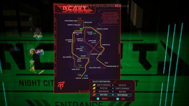 Cyberpunk 2077 - Pick Your Destination!
