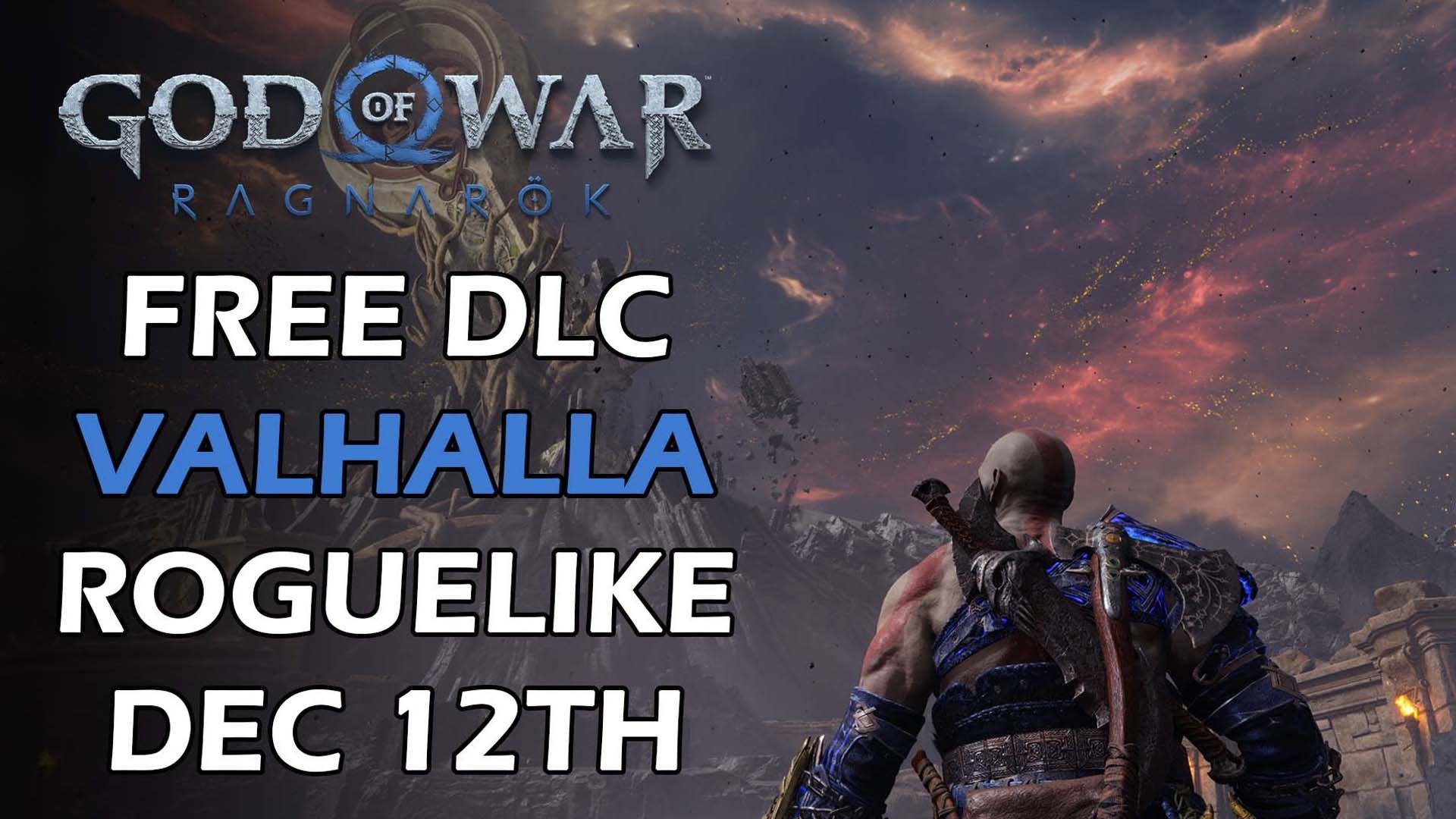 God of War Ragnarok Free DLC Valhalla December 12th