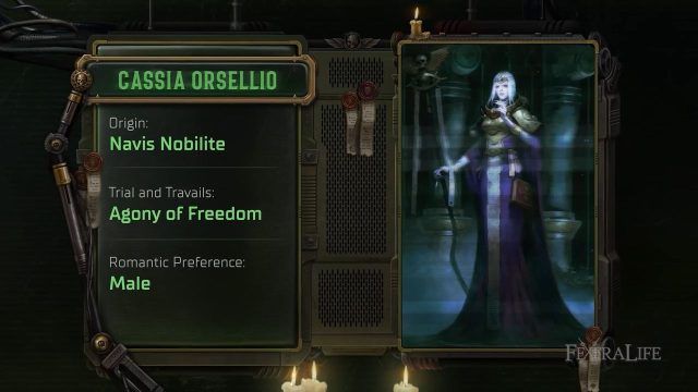 Rogue Trader Review - Companion Cassia