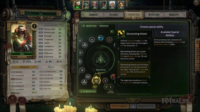 Rogue Trader Review - Stats and More