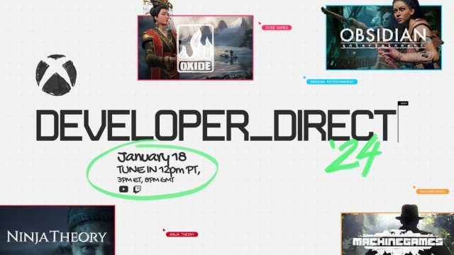 Xbox Developer_Direct kicks off January 18th 2024.