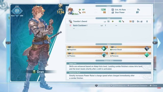 Granblue Fantasy Relink Beginners Guide Gran
