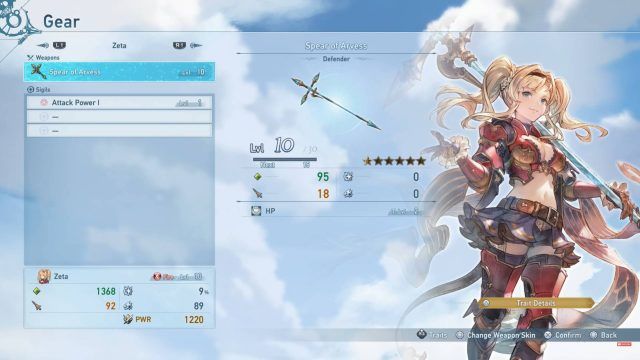 Granblue Fantasy Relink Review Weapons