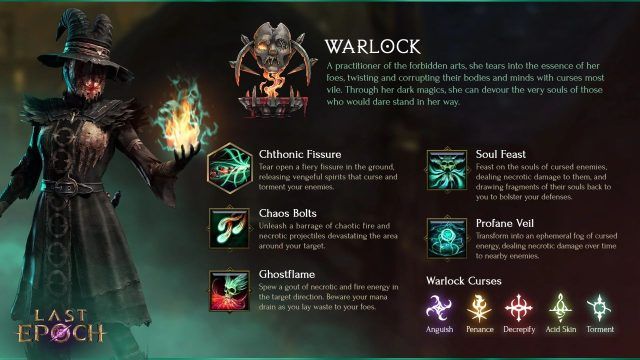 Last Epoch - Warlock Overview