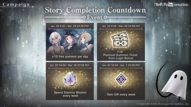 NieR Re[in]carnation Will Shutdown Service on April 30th; Concluding Chapter Releases March 28th