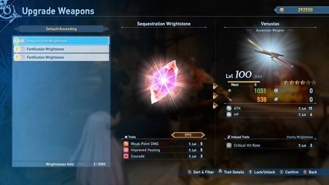 Wrightstones and Traits