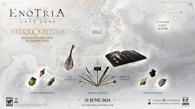 Enotria: The Last Song A Summer Souls like Releases June 21st